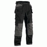 PANTALON DE TRAVAIL X1900 ARTISAN CORDURA® NYCO NOIR TAILLE 48L - BLAKLADER