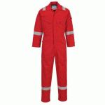 PORTWEST FR28 COMBINAISON FR LEGÈRE ANTISTATIQUE 280G ROUGE - TAILLE L - STANDARD