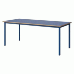 TABLE MALIBU 180X80 T5 4P STRA ALAISÉ BLEU U525/BLEU 5005
