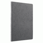 CAHIER RELIURE INTÉGRALE AGE BAG A4 100 PAGES LIGNÉ + MARGE - GRIS - LOT DE 5