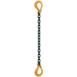 CHAÎNE D'ARRIMAGE Ø 13 MM AVEC CROCHETS À LINGUET PMS INDUSTRIE