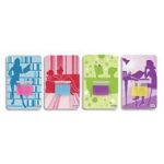 ETIQUETTE AUTO-ADHESIVE REPOSITIONNABLE INCLUANT 20 INDEX 2.54X4.4CM