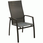 FAUTEUIL FUSION TPEP/ALU - NOIR/GRAPHIQUE - PROLOISIRS