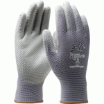GANTS DE MANUTENTION PLASTIQUE RECYCLÉ ENDUCTION PU PAUME ET DOIGTS - 8