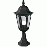 ETC-SHOP - LAMPE D'EXTÉRIEUR DE JARDIN LAMPADAIRE DE CHEMIN LUMINEUX H 54 CM LANTERNE NOIRE