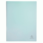 LOT DE 20 - PROTÈGE-DOCUMENTS EN POLYPROPYLÈNE SEMI RIGIDE AQUAREL 40 VUES - A4 - COULEURS ASSORTIES