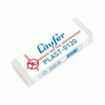 LOT DE 34 - GOMME EN PLASTIQUE PLAST, TRANSPARENTE