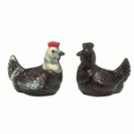 MOULE CHOCOLAT 2 EMPREINTES POUR 1  POULE 18 X 8 CM