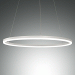 FABAS LUCE SUSPENSION LED GIOTTO À 1 LAMPE, BLANCHE