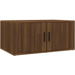 TABLE BASSE CHÊNE MARRON 80X50X36 CM BOIS D'INGÉNIERIE