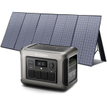 ALLPOWERS - R1500 TRAGBARE POWERSTATION MIT 400W SOLARPANEL, 1152WH LIFEPO4 BATTERIE MIT 1800W AC AUSGANG SOLARGENERATOR, 43DB LEISE BETRIEB MOBILE
