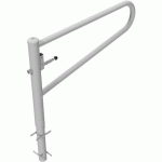 BARRIÈRE ARRONDI PIVOTANTE À BÉTONNER POUR CADENAS-1500MM - SCHAKE