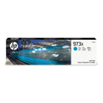 CARTOUCHE ENCRE HP 973X PAGEWIDE CYAN POUR IMPRIMANTE JET D