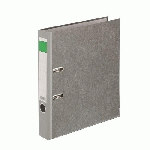 CLASSEUR À LEVIER CARTONNÉ A4 - DOS 5 CM GRIS