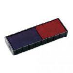 COLOP BOITE DE 5 RECHARGES E12 POUR S120WD BICOLORE BLEU/ROUGE