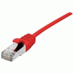 CORDON PATCH BLINDÉ RJ45 FIN ROUGE 3M CAT 6A S/FTP LSOH SNG - DEXLAN