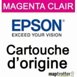 EPSON - T6366 - CARTOUCHE D'ENCRE MAGENTA CLAIR - PRODUIT D'ORIGINE - 700ML - C13T636600