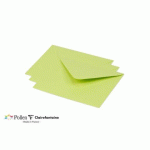 LOT DE 2 - PAQUET DE 20 ENVELOPPES POLLEN 125X138MM 120G/M² - VERT BOURGEON