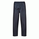 LOT DE 3 - PORTWEST S441 PANTALON DE PLUIE CLASSIC MARINE - TAILLE L - STANDARD
