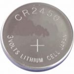 PILE BOUTON LITHIUM  CR 2450 - 3 VOLTS
