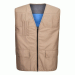 PORTWEST CV28 GILET RAFRAICHISSANT KAKI - TAILLE S/M