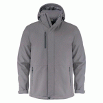 PRINTER OVERLANDING VESTE SOFTSHELL HOMMES GRIS ACIER - TAILLE XXXXXL
