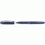 STYLO ROLLER ENCRE BLEU AVEC POINTE ULTRA SMOOTH 0,6MM. CAP-OFF. GRIP ERGONOMIQUE CAOUTCHOUTÉ. - LOT DE 7