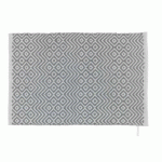 TAPIS DE BAIN 50 X 80 CM - GRIS ET BLANC - ABAI WENKO