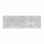 CHERRY KC 1000 CLAVIER FILAIRE, BLANC GRISÉ, USB, AZERTY - FR