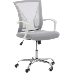 CHAISE DE BUREAU AVEC ROUES CONFORTABLES ET FONCTIONNELS EN ACIER DIFFÉRENTES COULEURS COLORE : GRIS CLAIR