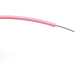 FIL ÉLECTRIQUE RS PRO BS4808 0,26 MM² 23 AWG, 1 KV C.A., PVC ROSE, 100M ( PRIX POUR BOBINE DE 100 )