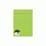 LOT DE 10 - PAQUET DE 5 ENVELOPPES POLLEN 229X324MM 120G/M² - VERT MENTHE
