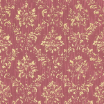 PAPIER PEINT BAROQUE TAPISSERIE BAROQUE PAPIER PEINT INTISSÉ GRIS ROUGE - 10,05 X 0,53 M - BRICOFLOR