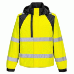 PORTWEST CD860 VESTE DE PLUIE WX2 ECO HV JAUNE/NOIR - TAILLE S