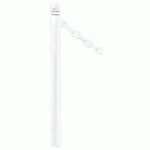 POTELET PROVINCE Ø76 MM CHAINES 1 ANNEAU CITY BLANC 9010 - PROCITY