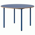 TABLE MALIBU Ø 120 T6 4P STRA ALAISÉ BLEU U525/BLEU 5005 - MANUTAN EXPERT