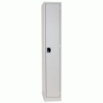 VESTIAIRE 1PORTE/1COLONNE300 300X500X1800MM GRIS - MANUTAN EXPERT