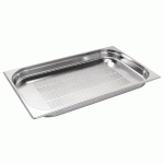 BAC GASTRONORME PERFORÉ ECO GN 1/1 VOGUE EN INOX - 20 MM