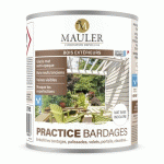 HUILE PRACTICE BARDAGES SANS ODEUR -RÉNOVATION BOIS VERTICAL EXTÉRIEUR -BASE INCOLORE 0,93L MAULER
