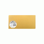 LOT DE 2 - PAQUET DE 25 CARTES SIMPLES POLLEN 106X213MM 210G/M² - OR