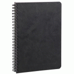 LOT DE 5 - CAHIER RELIURE INTÉGRALE AGE BAG A5 100 PAGES LIGNÉ - NOIR