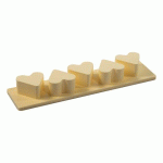 MULTIMOULE DÉMOULEUR POLYSTYRÈNE 5 COEURS 7.3X6.8 CM