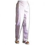 PANTALON - POLYCOTON BLANC T3