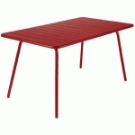 TABLE 143X80 LUXEMBOURG PIMENT