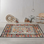 UNAMOURDETAPIS - 120X170 - TAPIS BERBÈRE STYLE CLARK 1 MULTICOLORE 120X170 EN POLYPROPYLÈNE DOUX ET SOYEUX - MULTICOLORE