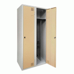 ARMOIRE SÉCHANTE IS 2 COLONNES À MORAILLON IVOIRE - MANUTAN COLLECTIVITÉS