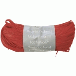 PELOTE RAPHIA NATUREL 50G, ROUGE - LOT DE 16