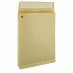POCHETTE À SOUFFLETS 5 CM KRAFT BRUN ARMÉ 275 X 365 MM BRUNEAU 120 G SANS FENÊTRE - BOÎTE DE 50