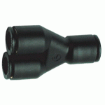 RACCORD Y SIMPLE ÉGAL 3140 - DIAMÈTRE 10 MM - TUBE/TUBE PARKER LEGRIS