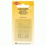 SET D'AIGUILLES POUR CUIR, 6 PIÈCES - LOT DE 7